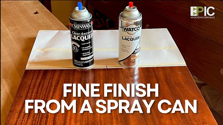 Fine Finishing from a Spray Can