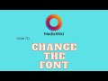 Mediawiki  how to change your wikis font size and type