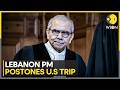 Israel Strikes Southern Lebanon Killing 8; PM Nawaf Salam Postpones Trip to US | WION News