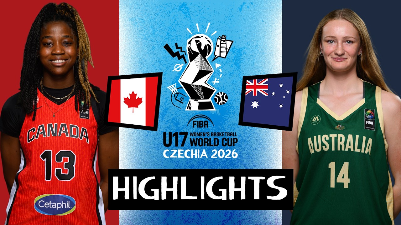 Canada 🇨🇦 vs Australia 🇦🇺 | 3RD PLACE GAME HIGHLIGHTS | #FIBAU17 Women's World Cup