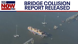 Baltimore Key Bridge collision report released by NTSB | LiveNOW from FOX