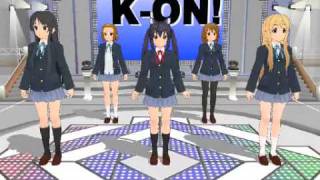 【MMD けいおん！】５人でWhite Letter "Azusa Nakano int