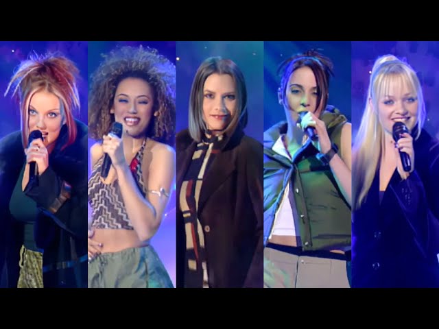 Spice Girls - 2 Become 1 (Live at The National Lottery 1996) • 4K class=