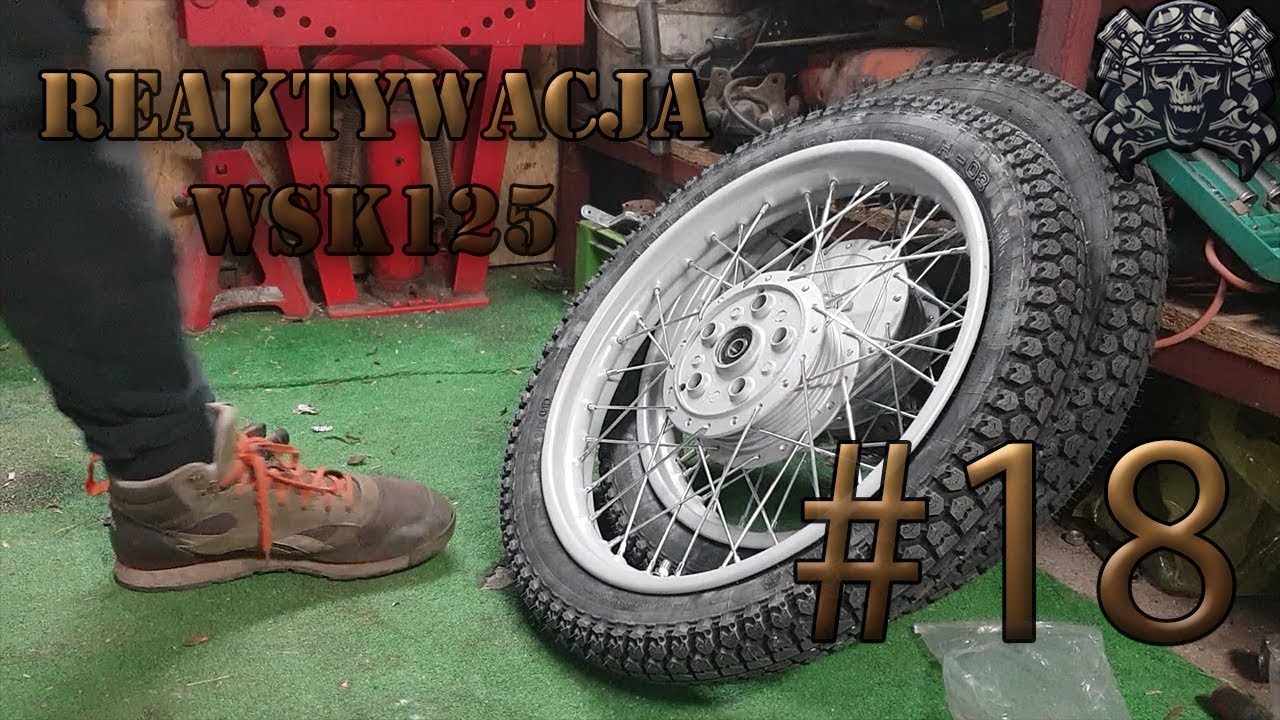 #18 Reanimujemy WSK 125 | Nowe opony na koła | Przyszły odnowione części | Założyłem centralkę #WSK
