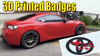 Designing and 3D Printing Custom Car Badges