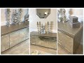 Decorating My Neutral Dining Room || Watch Me Paint My Buffet Table Gold 😱