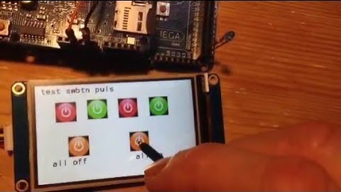 Nextion display with touch part2