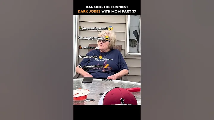 Ranking the Funniest Dark Jokes With Mom Part 37 😳😂 #shorts #funny #joke #darkhumor