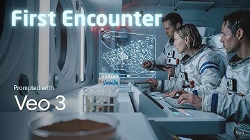 FIRST ENCOUNTER – AI Sci-Fi Short Film (Made with Google Veo 3)