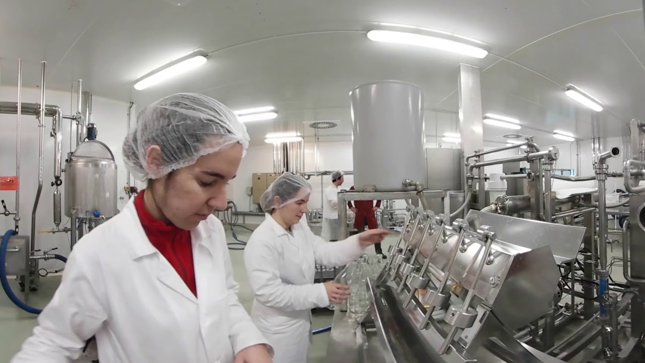 Mise en bouteille du jus de pomme