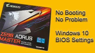Gigabyte AORUS Gaming PC Motherboard does NOT boot to Windows - EASY FIX 2022 screenshot 4
