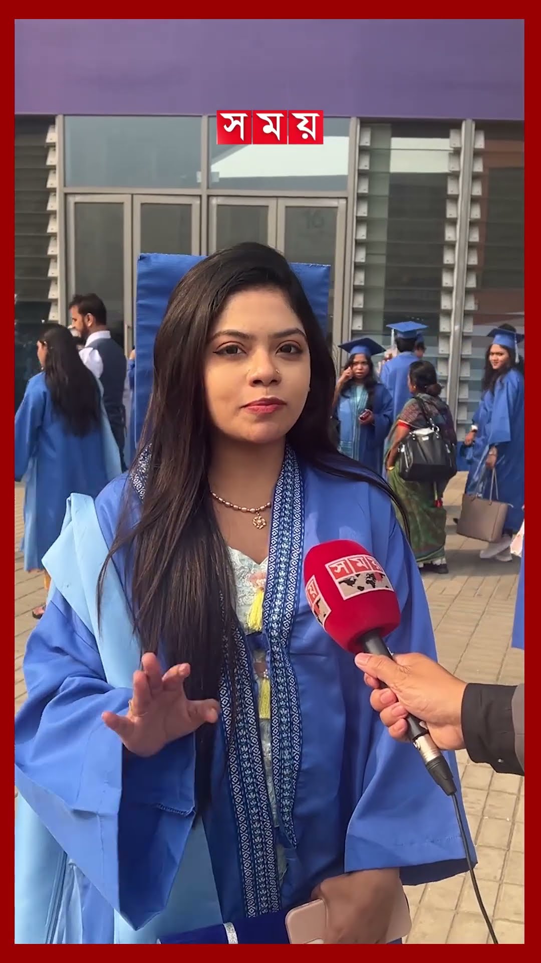 '৪ বছরের কষ্ট সফল হলো' #bracuniversity #convocation #gown #shorts #somoytv