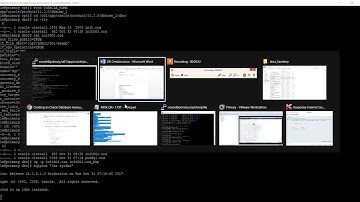 Manual creation of Oracle database