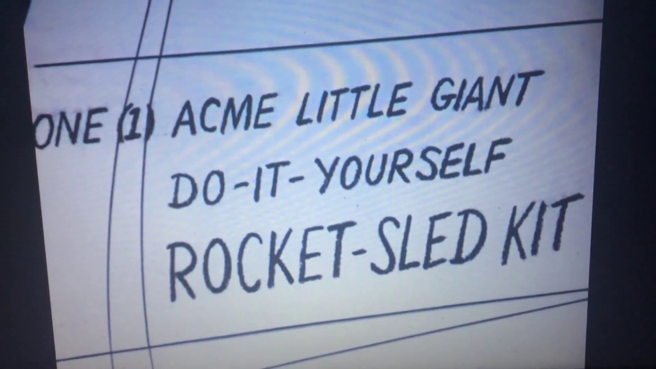 Fictional Maker Of The Little Giant Do It Yourself Rocket Sled Kit