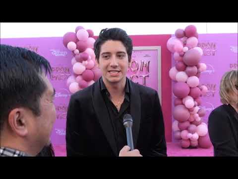 Milo Manheim Carpet Interview at Disney Channel's Prom Pact Premiere