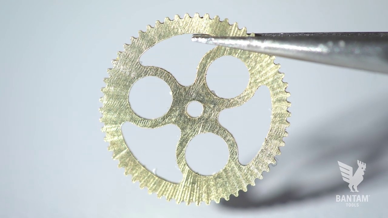 Bantam Tools CNC: Watch-Inspired Brass Gear