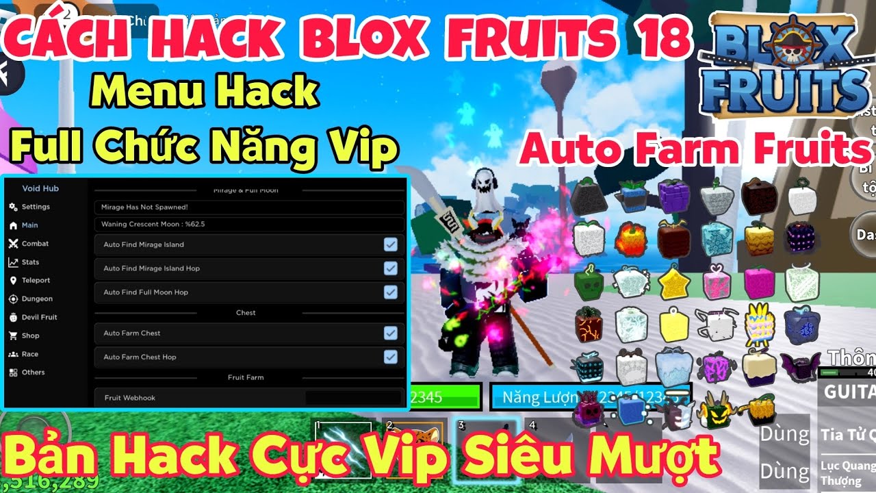 Blox Fruits 18 RACE V4 ] Cách Cài Client Fluxus V10 GET KEY Thành