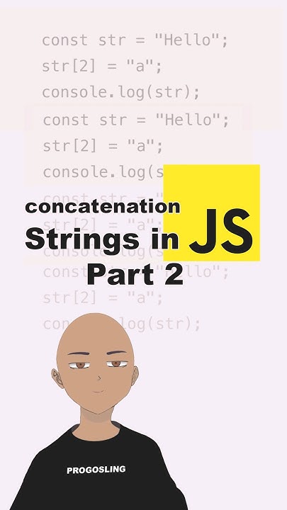 String concatenation in JS | Part 2 - YouTube