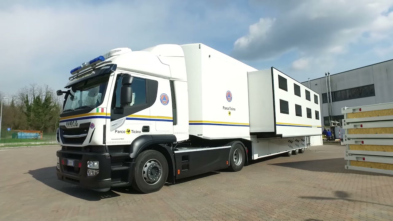 trailer per la gestione delle emergenze Parco del Ticino | trailer for emergency management