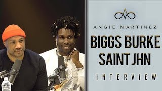 Biggs w/ Saint JHN talk new OG movie, Roc Nation Brunch & Dame Dash apology