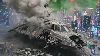 Action-Oriented: #bts  Crashing a Spaceship into a Miniature City! #vfx