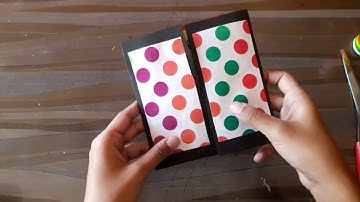 Floating Card | New card for scrapbook | Birthaday floating card| floating card