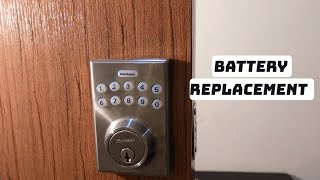 Kwikset 264 Battery Replacement