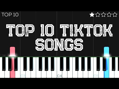 Top 10 Trending Tiktok Songs | EASY Piano Tutorial