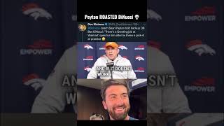 Sean Payton tells Ben DiNucci to Work at Walmart 😂