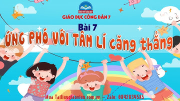 Giáo án powerpoint Ứng phó với tâm lý căng thẳng | Powerpoint Chân trời sáng tạo GDCD 7