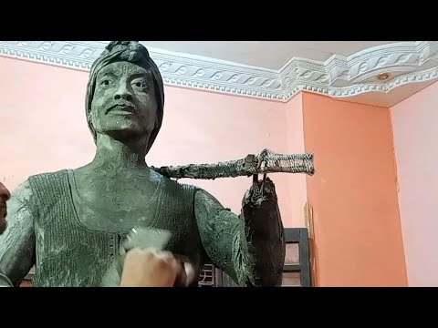 طريفة نحت جسم التمثال