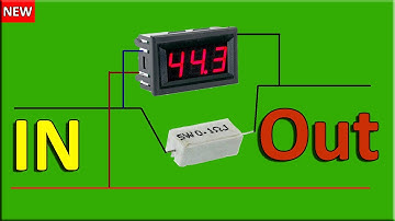 How to Convert Voltmeter to Ampere Meter, Dc Voltmeter to Amp Meter | DIY Digital DC Ampere Meter