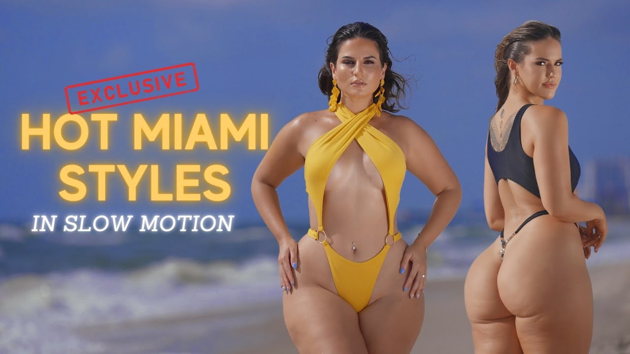 ⁣Hot Miami Styles Fashion Show in Slow Motion feat. Marissa Dubois