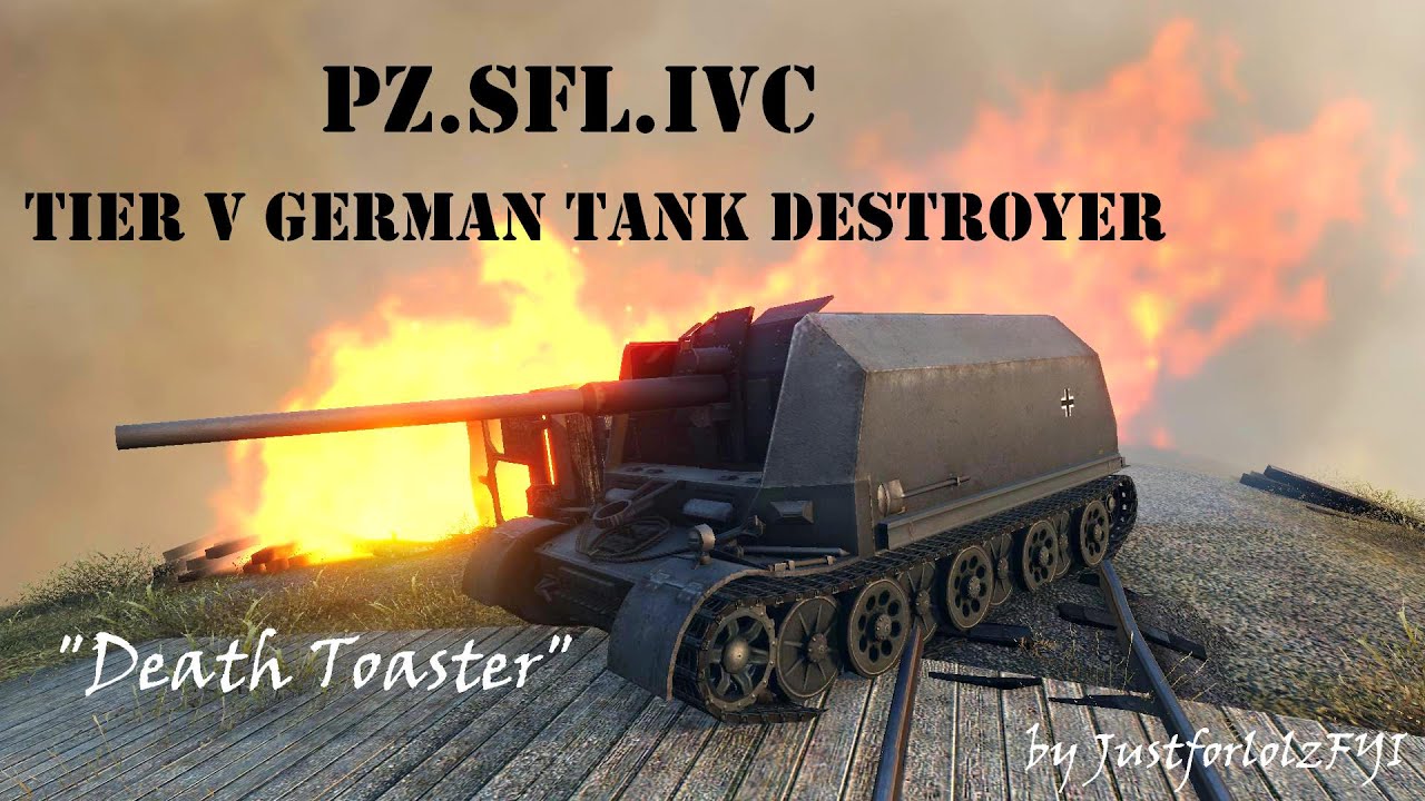 World of Tanks Pz. Sfl. IVc Review & Gameplay [DEATH TOASTER!] YouTube
