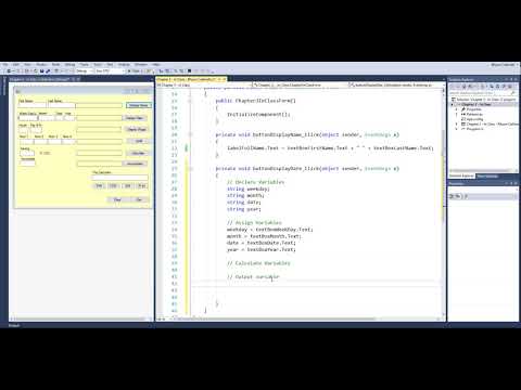 C#   Chapter 3   Processing Data   Part