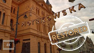 Superbly restored central boulevard and textile factory in Łódź, Poland [Wootch] 【4K】 ASMR