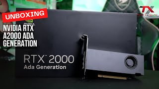 Unboxing Nvidia Rtx A2000 Ada Generation
