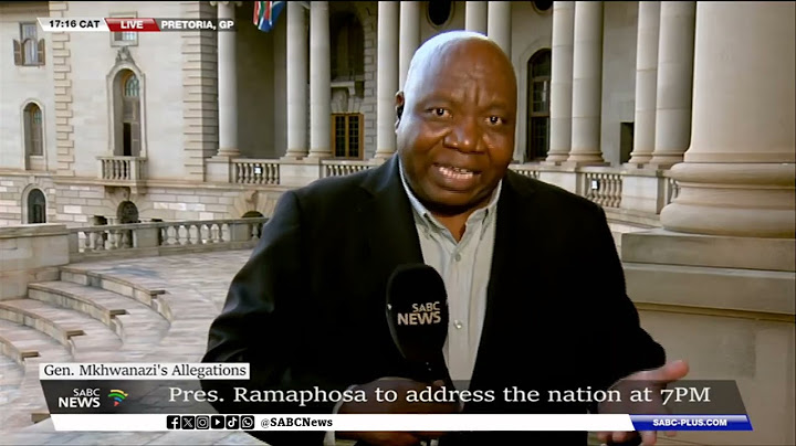 Ramaphosa to address the nation on Mkhwanazi's allegations