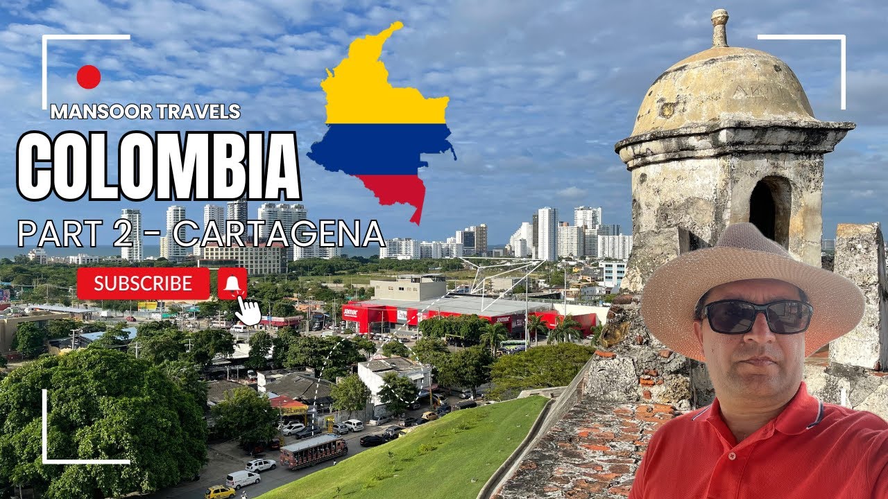 Colombia Part 2 - Cartagena - Party Bus, Fort, Open top bus tour
