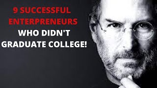 9 Successful Entrepreneurs Who Didn&#39;t Graduate College #larryellison #markzuckerberg #ikea #oracle