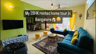 My Rented 2BHK Flat home tour in Bangalore 🏡 || IT Lifestyle