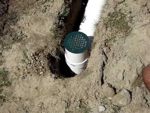 How To Install Underground Downspout, In Ground Gutter Drainage System