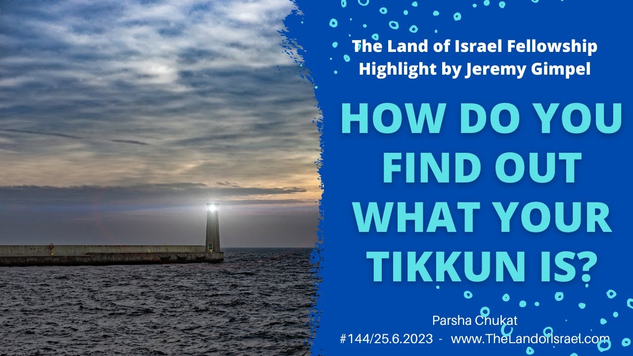How Do You Find Out What Your Tikkun Is? - Jeremy Gimpel: The Land of Israel Fellowship