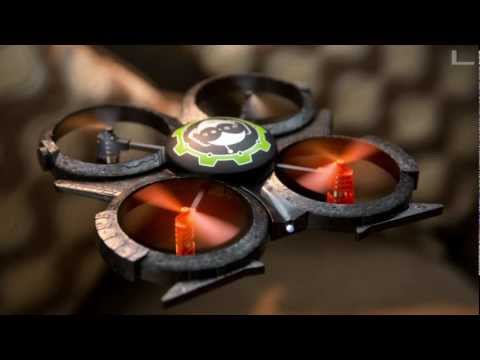 HelipPal.com - UDI U816A Micro UFO Quadcopter Flip Flight Test