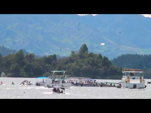Barco con al menos 170 personas se hundió en Guatapé, Antioquia