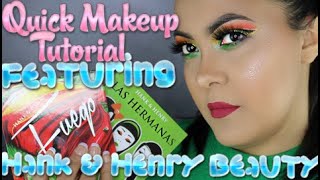 Quick Makeup Tutorial Featuring Hank & Henry Beautys New Collection #IssaParty