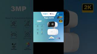 TP-Link Tapo C216 2K 3MP Indoor Outdoor Pan/Tilt Security Camera