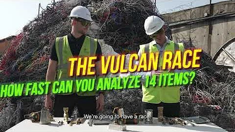 Scrap sorting race | Vulcan | Handheld LIBS