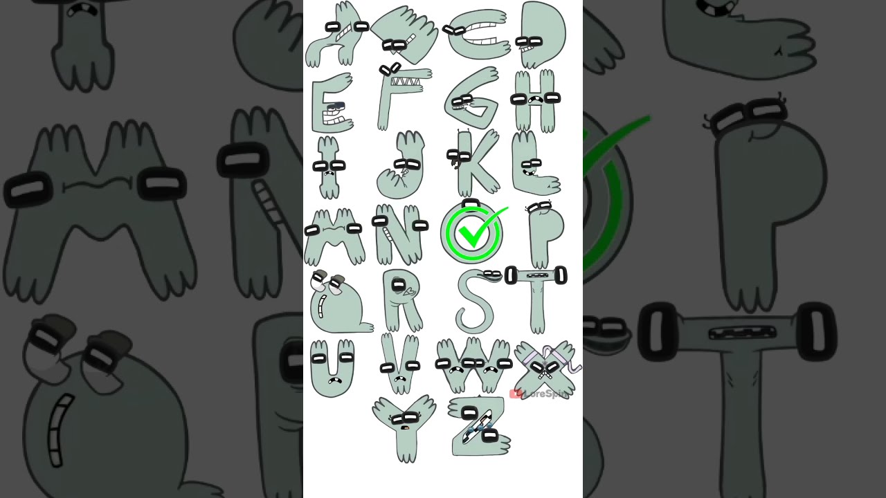 ALPHABET LORE A Z But Everyone Is H Alphabetloresong Alphabet Alphabetlorememes Shorts