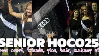 GLOW UP💄💅🏽💃: SENIOR HOCO | hoco court | hoco dance | grwm | school vlog | friends